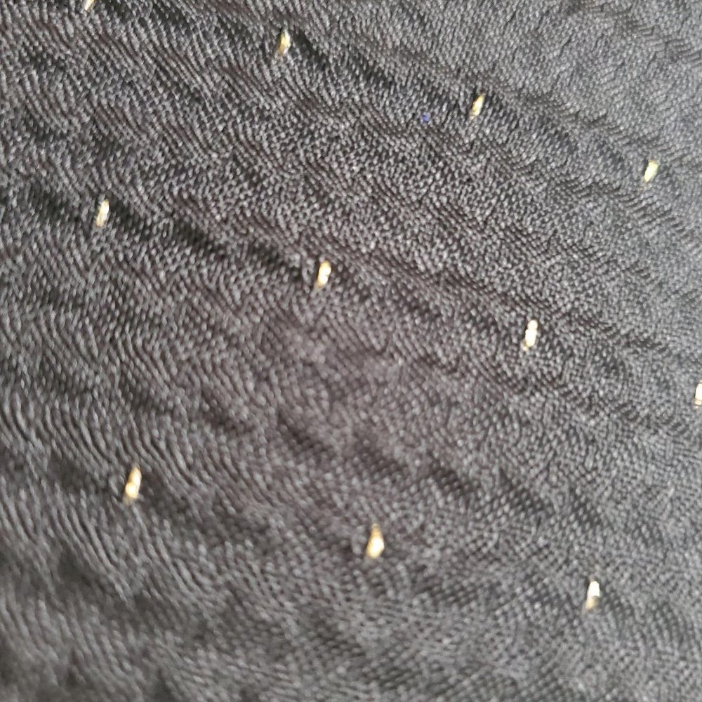 Madewell 1937 Women's Black Midnight Speckle Cut Out Mini Cocktail Dress Size 6 - Picture 9 of 16